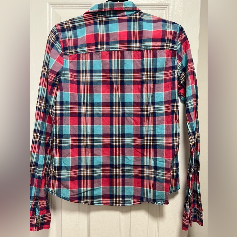 Hollister Plaid Button Up - Picture 3 of 4